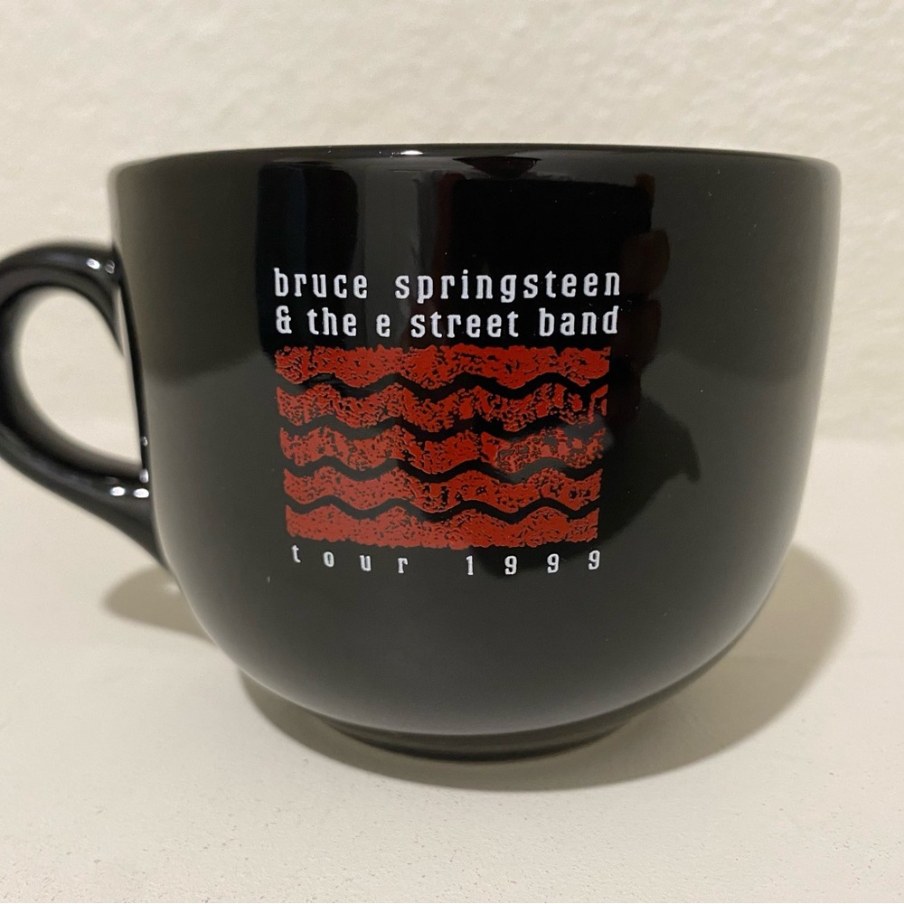 Black Bruce Springsteen & The E Street Band 1999 Tour Mug